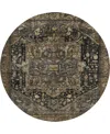 Dalyn Solace Sl14 8'x8' Round Area Rug In Brown