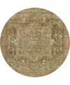 Dalyn Solace Sl14 8'x8' Round Area Rug In Brown