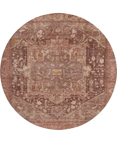 Dalyn Solace Sl14 8'x8' Round Area Rug In Brown