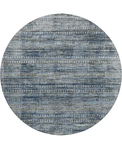 Dalyn Solace Sl3 8'x8' Round Area Rug In Blue