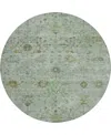 Dalyn Solace Sl4 8'x8' Round Area Rug In Green