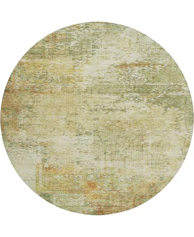 Dalyn Solace Sl5 8'x8' Round Area Rug In Green