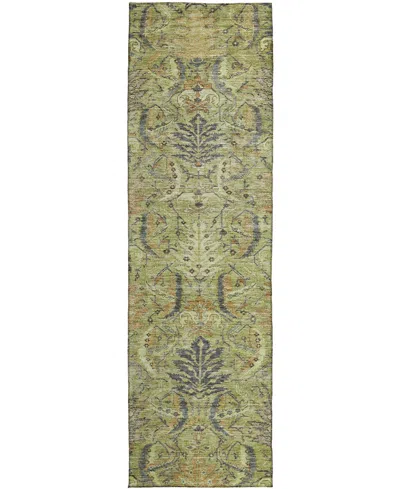 Dalyn Solace Sl7 2'3"x7'6" Runner Area Rug In Green