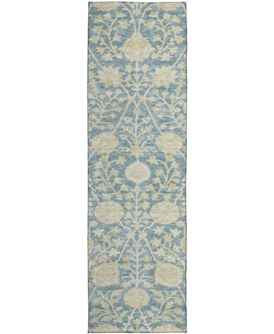Dalyn Solace Sl8 2'3"x7'6" Runner Area Rug In Blue