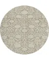 Dalyn Solace Sl8 8'x8' Round Area Rug In Gray