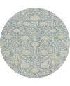 Dalyn Solace Sl8 8'x8' Round Area Rug In Blue