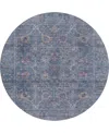 Dalyn Solace Sl9 8'x8' Round Area Rug In Blue