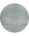 Dalyn Tabrook Tb1 8'x8' Round Area Rug In Blue