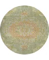 Dalyn Tabrook Tb11 8'x8' Round Area Rug In Green