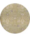Dalyn Tabrook Tb12 8'x8' Round Area Rug In Green
