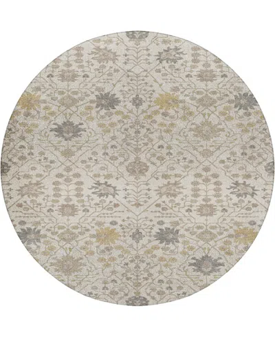 Dalyn Tabrook Tb12 8'x8' Round Area Rug In Neutral