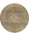 Dalyn Tabrook Tb13 8'x8' Round Area Rug In Brown