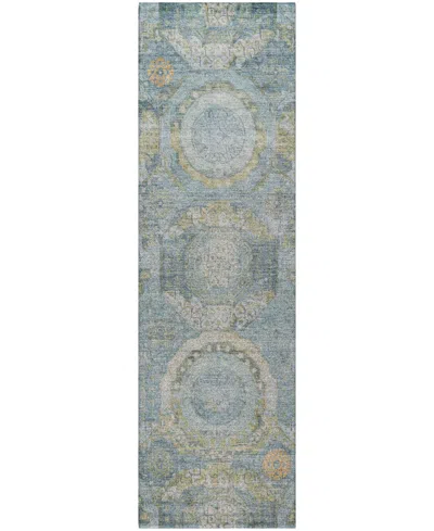 Dalyn Tabrook Tb14 2'3"x7'6" Runner Area Rug In Blue