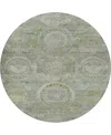 Dalyn Tabrook Tb14 8'x8' Round Area Rug In Green