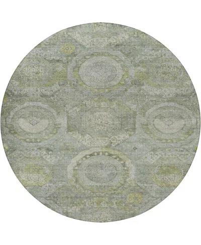 Dalyn Tabrook Tb14 8'x8' Round Area Rug In Green