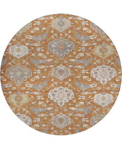 Dalyn Tabrook Tb4 8'x8' Round Area Rug In Brown