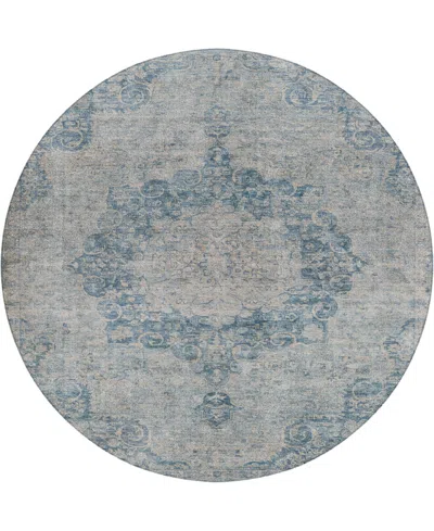 Dalyn Tabrook Tb5 8'x8' Round Area Rug In Blue