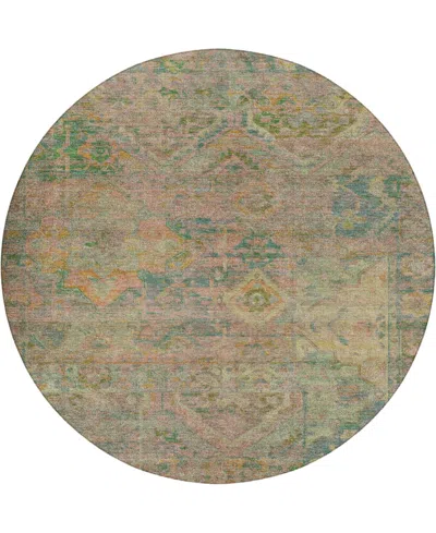 Dalyn Tabrook Tb6 8'x8' Round Area Rug In Green