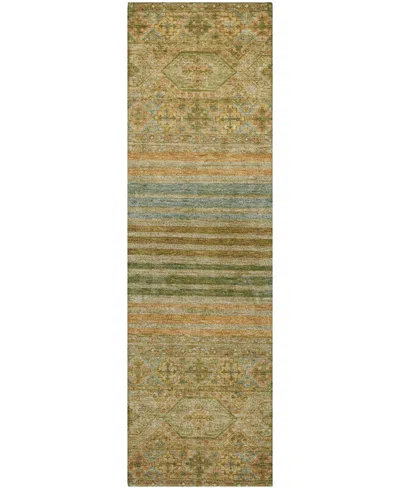 Dalyn Tabrook Tb7 2'3"x7'6" Runner Area Rug In Green