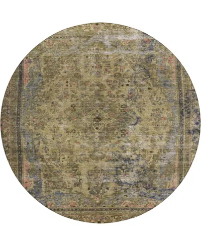 Dalyn Tabrook Tb8 8'x8' Round Area Rug In Brown