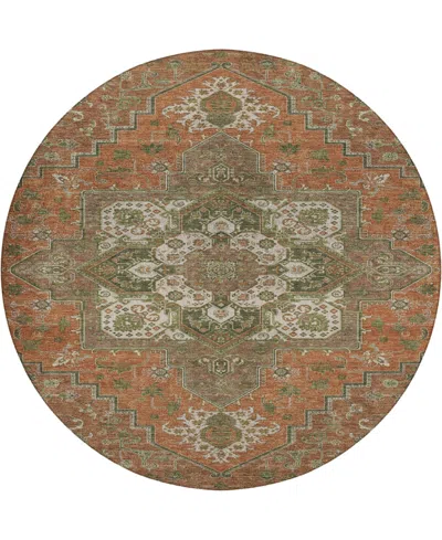 Dalyn Tabrook Tb9 8'x8' Round Area Rug In Brown