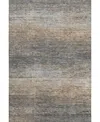 Dalyn Trevi Washable Tv1 2'3"x7'6" Runner Area Rug In Gray