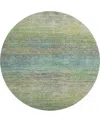 Dalyn Trevi Washable Tv1 8'x8' Round Area Rug In Sage