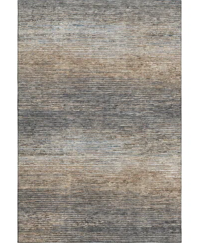 Dalyn Trevi Washable Tv1 9'x12' Area Rug In Gray