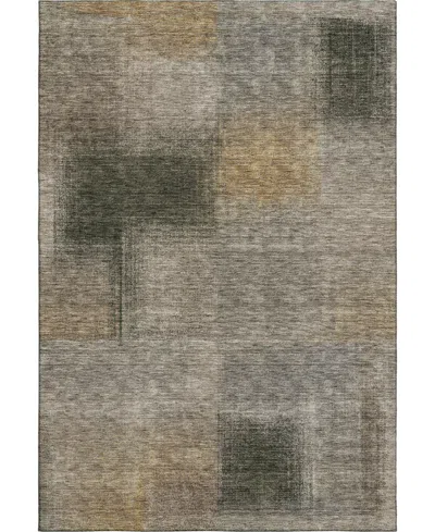 Dalyn Trevi Washable Tv10 2'3"x7'6" Runner Area Rug In Mocha