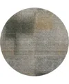 Dalyn Trevi Washable Tv10 8'x8' Round Area Rug In Mocha