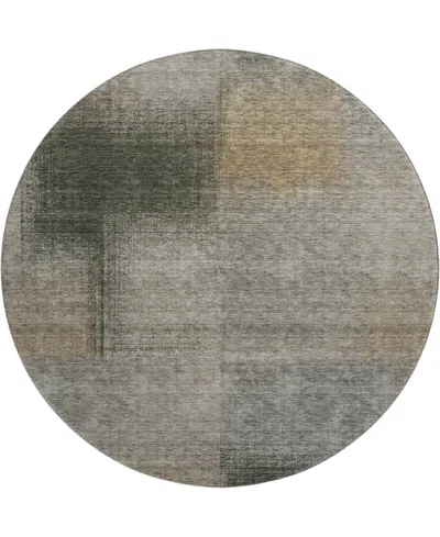 Dalyn Trevi Washable Tv10 8'x8' Round Area Rug In Mocha