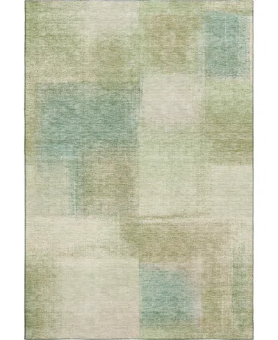 Dalyn Trevi Washable Tv10 9'x12' Area Rug In Moss
