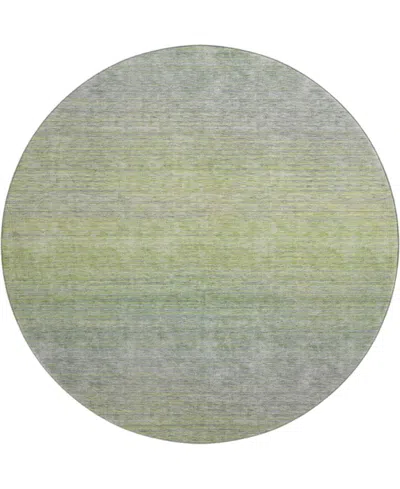 Dalyn Trevi Washable Tv11 8'x8' Round Area Rug In Sage