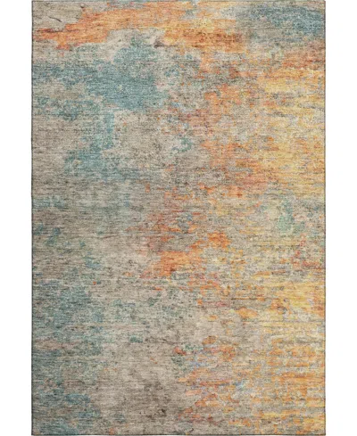 Dalyn Trevi Washable Tv13 9'x12' Area Rug In Teal
