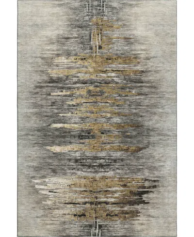 Dalyn Trevi Washable Tv14 2'6"x3'10" Area Rug In Gray
