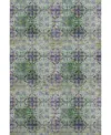 Dalyn Trevi Washable Tv16 2'3"x7'6" Runner Area Rug In Purple