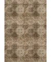 Dalyn Trevi Washable Tv16 2'3"x7'6" Runner Area Rug In Taupe