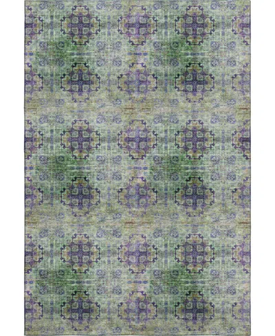 Dalyn Trevi Washable Tv16 2'6"x3'10" Area Rug In Purple