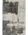 Dalyn Trevi Washable Tv18 10'x14' Area Rug In Gray