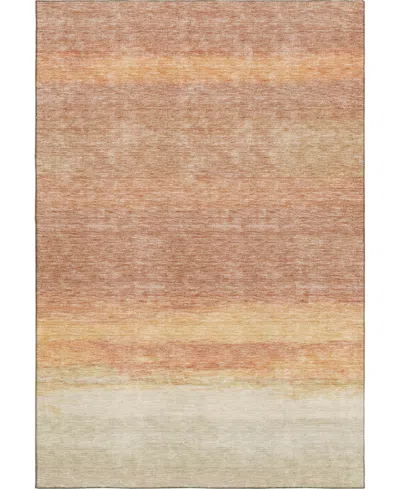 Dalyn Trevi Washable Tv2 8'x10' Area Rug In Salmon