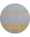 Dalyn Trevi Washable Tv2 8'x8' Round Area Rug In Lavender