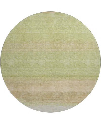 Dalyn Trevi Washable Tv2 8'x8' Round Area Rug In Sage