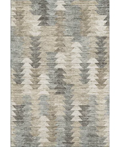 Dalyn Trevi Washable Tv20 2'6"x3'10" Area Rug In Taupe