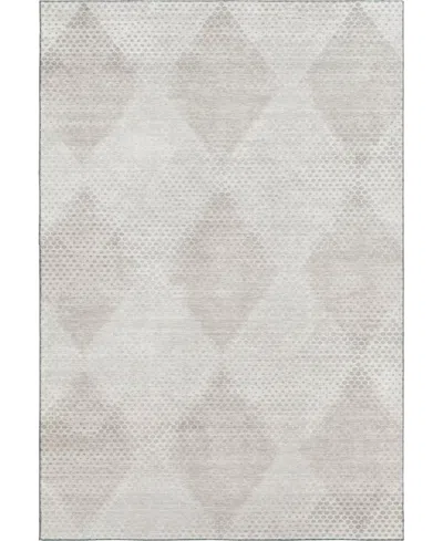 Dalyn Trevi Washable Tv4 2'3"x7'6" Runner Area Rug In Ivory