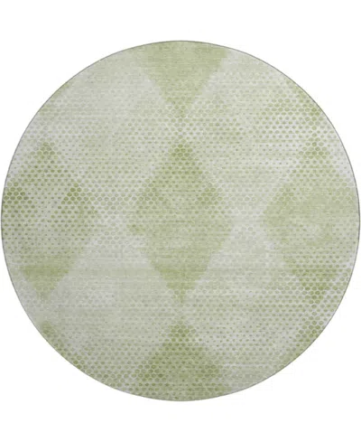 Dalyn Trevi Washable Tv4 8'x8' Round Area Rug In Mint