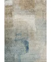 Dalyn Trevi Washable Tv5 8'x10' Area Rug In Taupe