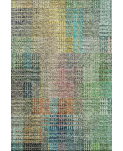 Dalyn Trevi Washable Tv6 8'x10' Area Rug In Green