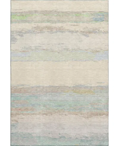 Dalyn Trevi Washable Tv8 2'3"x7'6" Runner Area Rug In Ivory
