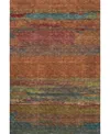 Dalyn Trevi Washable Tv8 2'3"x7'6" Runner Area Rug In Terracotta