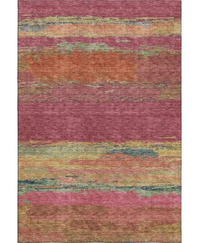 Dalyn Trevi Washable Tv8 3'x5' Area Rug In Rose